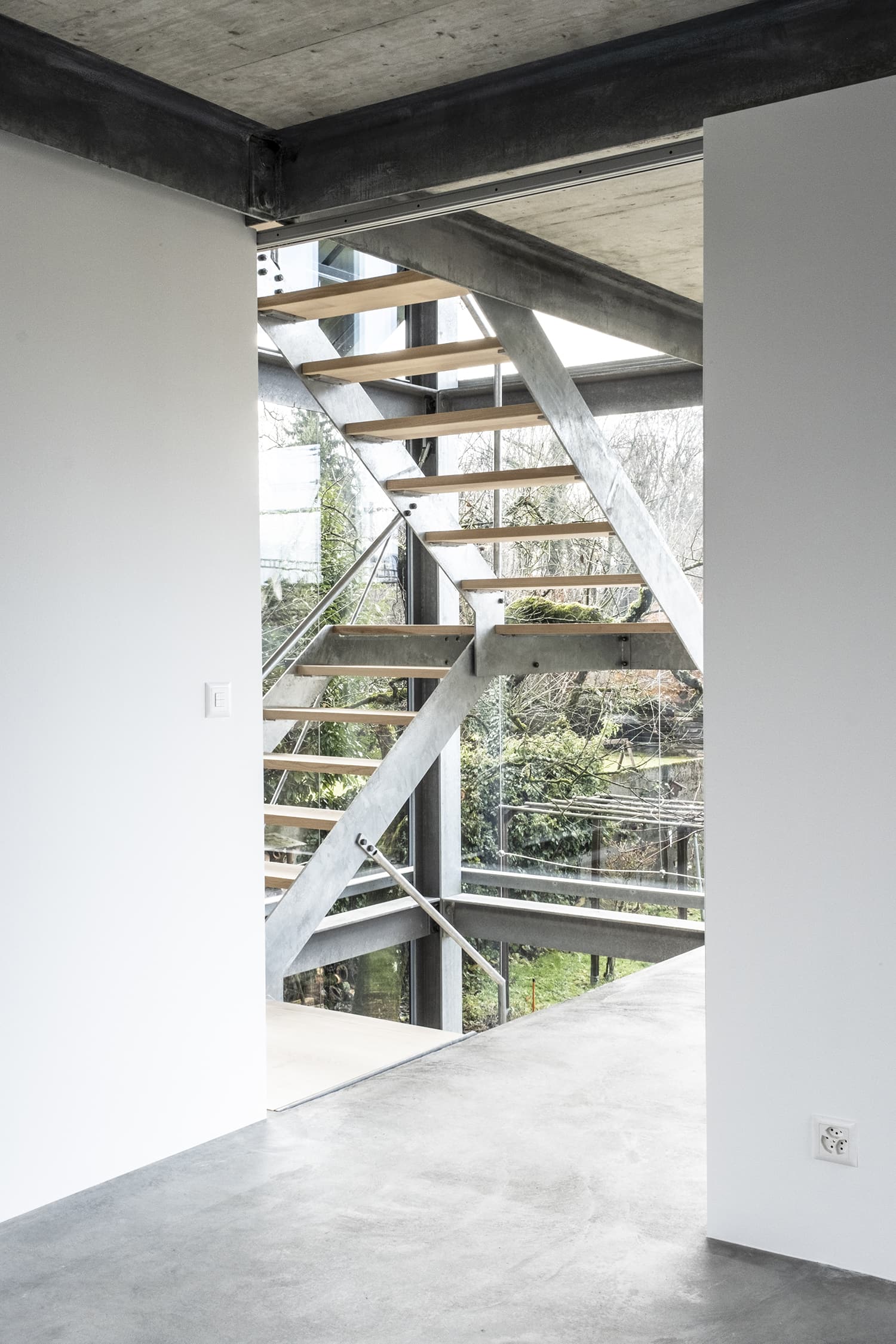 Filter House contains three large rooms in a small house