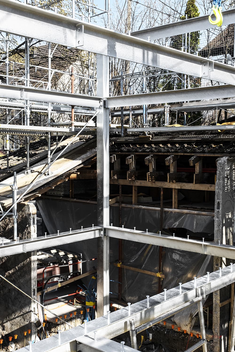 Filter House contains three large rooms n a small house