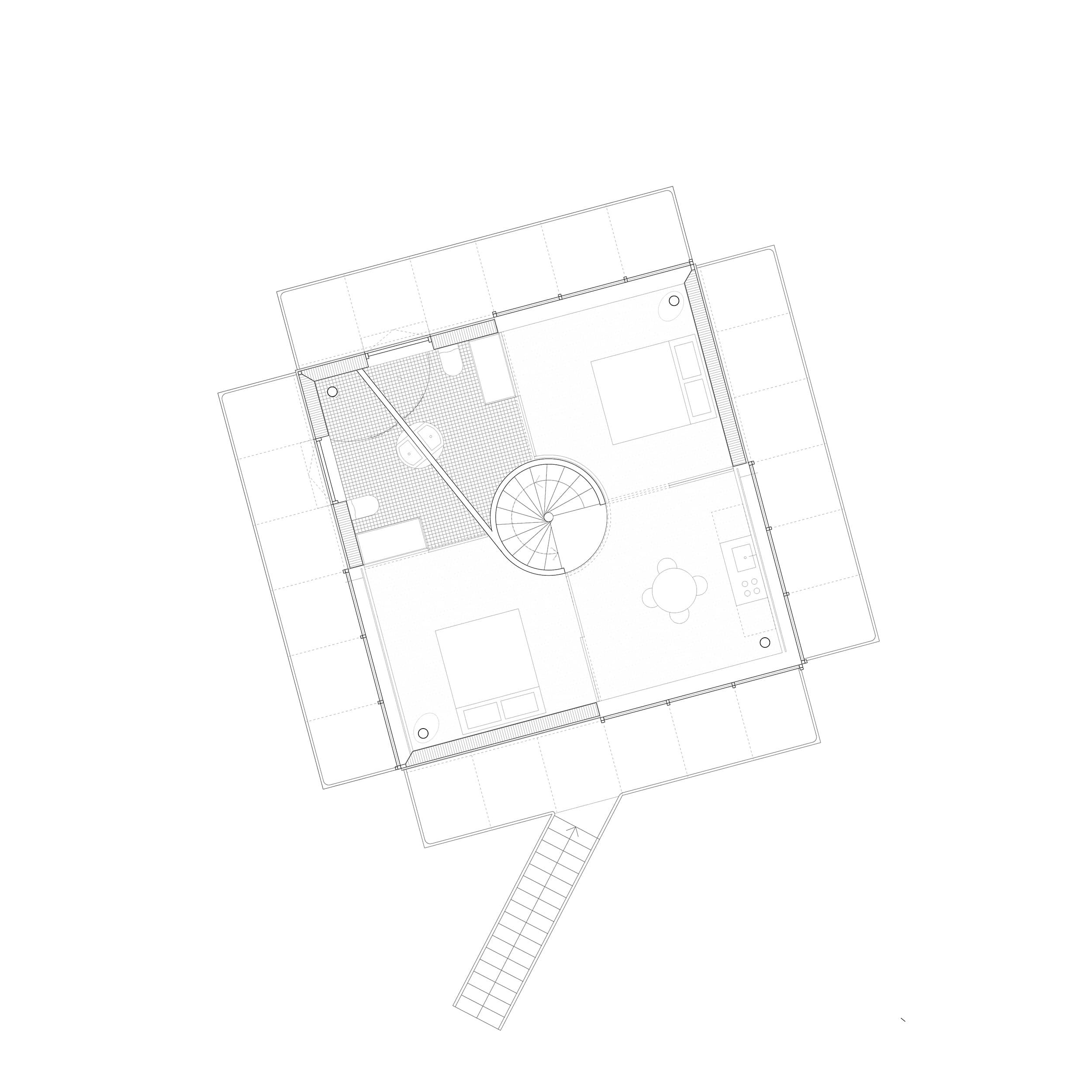 Sfumato has the properties of steam, the public space's boundaries are unclear