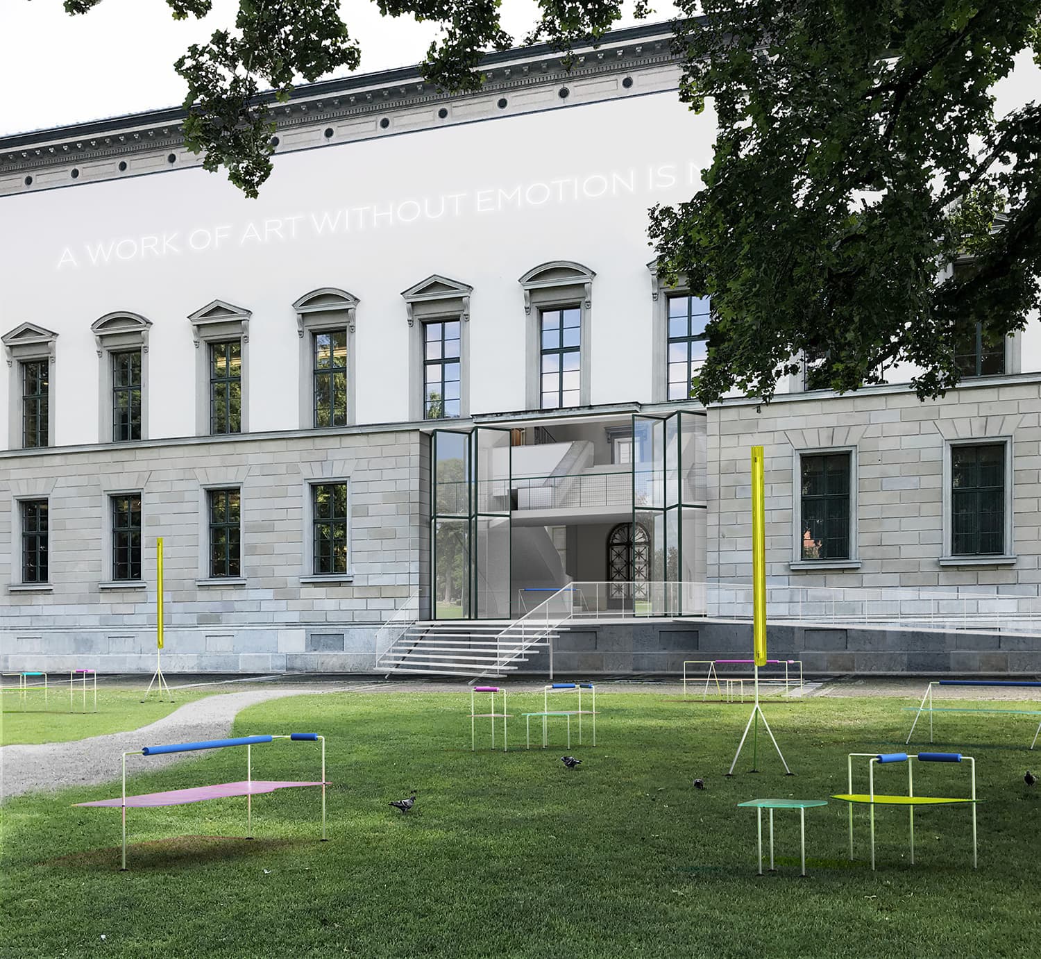 Stadt-Garten, our proposal for the transformation «Kunst Museum Winterthur»