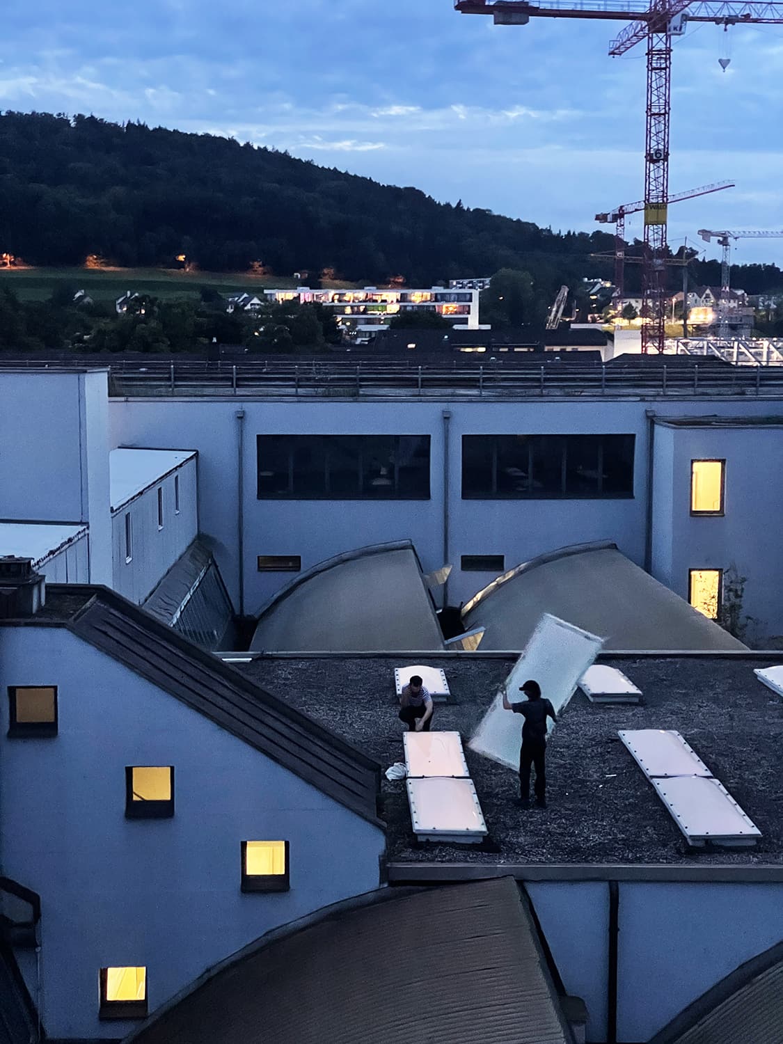 Drift turns soon-to-be demolished buildings as ressources to be reassembled into a temporary public hammam (Biennale svizzera del territorio, Lugano, 2022)